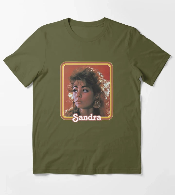 Sandra Cretu Retro T-Shirt Olive Green