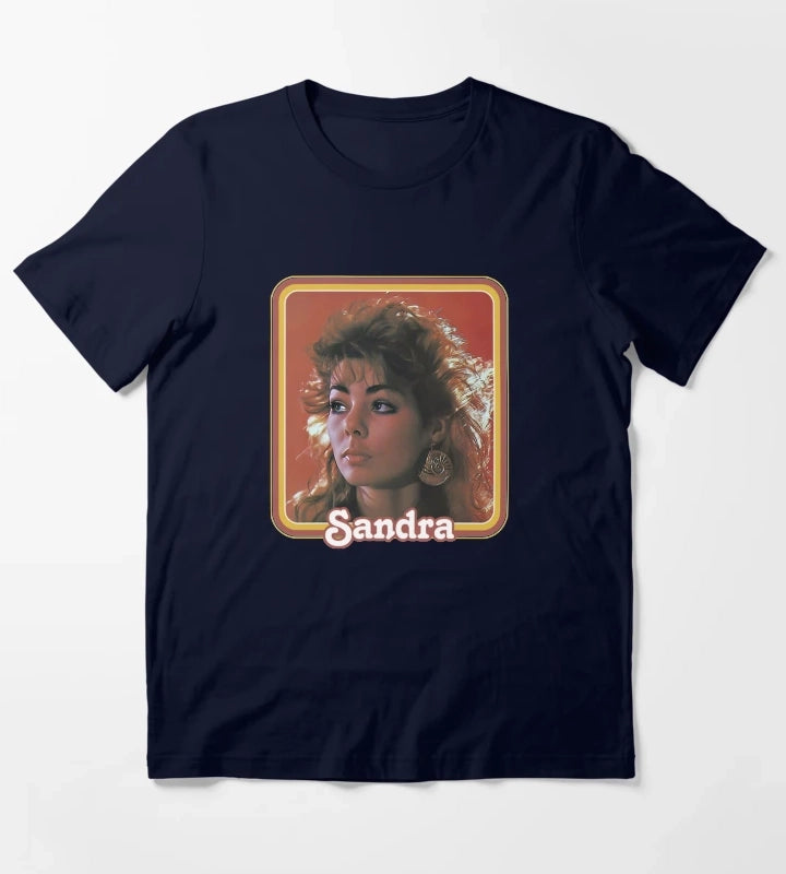 Sandra Cretu Retro T-Shirt Navy