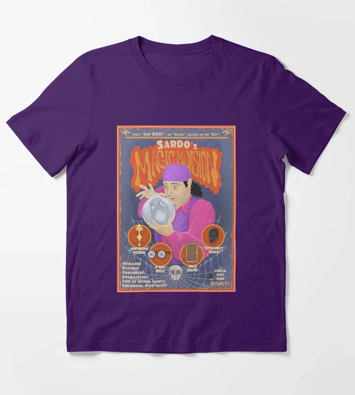 Sardos Magic Mansion T-Shirt Purple