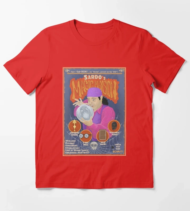 Sardos Magic Mansion T-Shirt Red