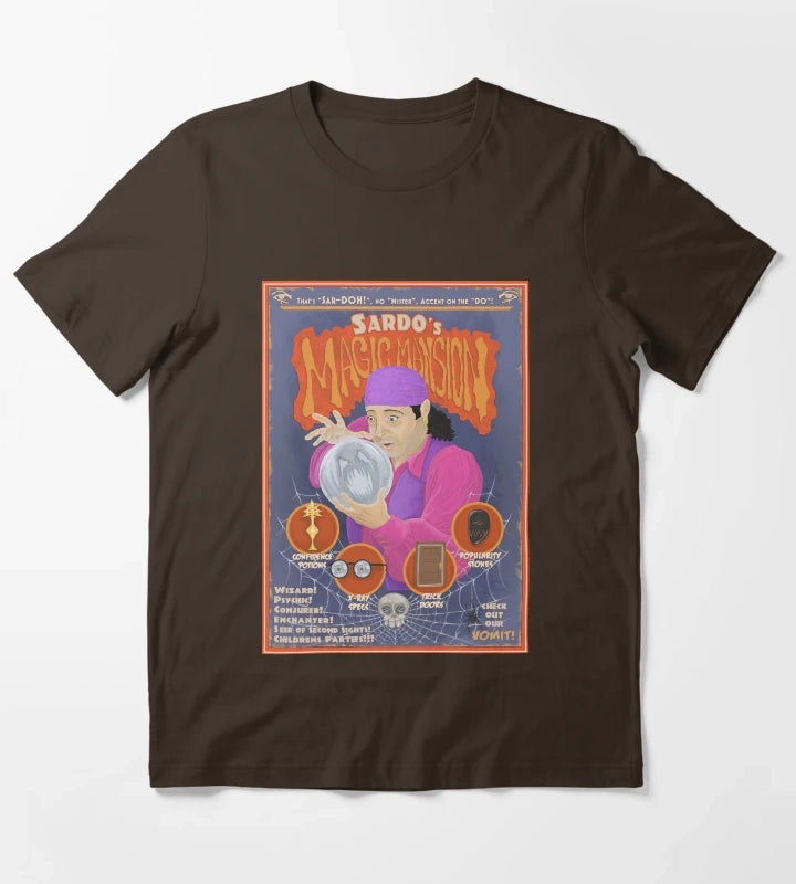 Sardos Magic Mansion T-Shirt Brown