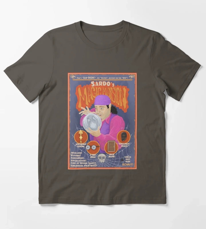 Sardos Magic Mansion T-Shirt Dark Grey