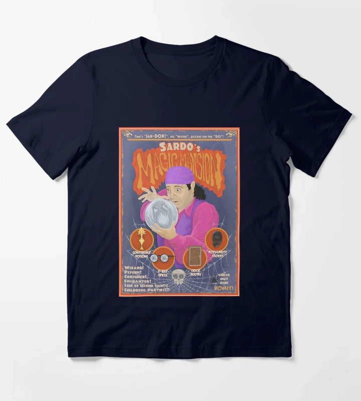 Sardos Magic Mansion T-Shirt Navy