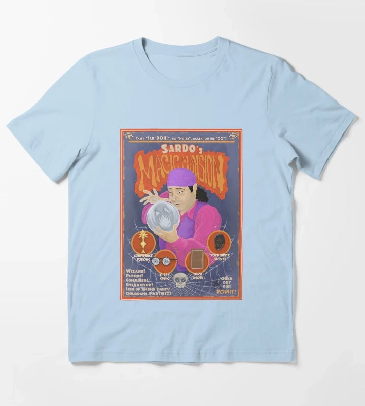 Sardos Magic Mansion T-Shirt Sky Blue