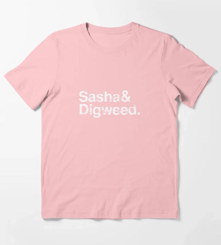 Sasha Digweed Distressed T-Shirt Dark Grey
