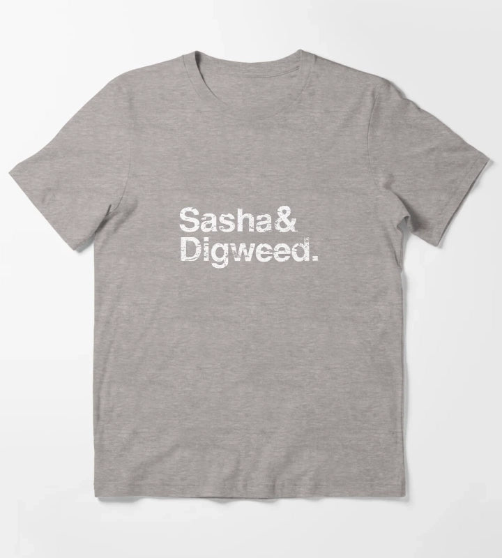 Sasha Digweed Distressed T-Shirt Heather Grey