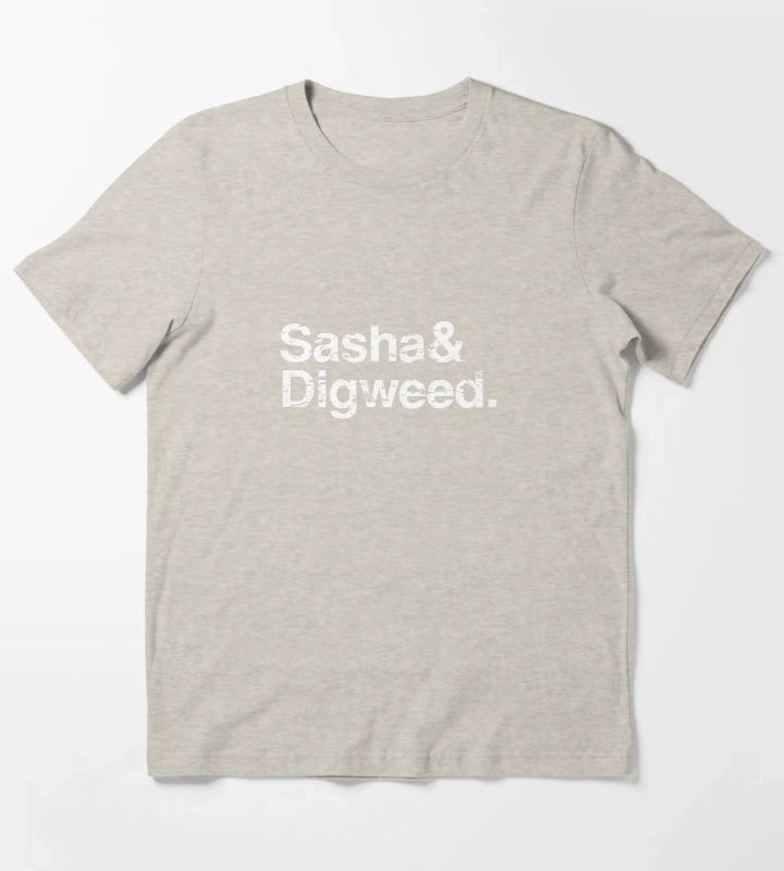 Sasha Digweed Distressed T-Shirt Cream