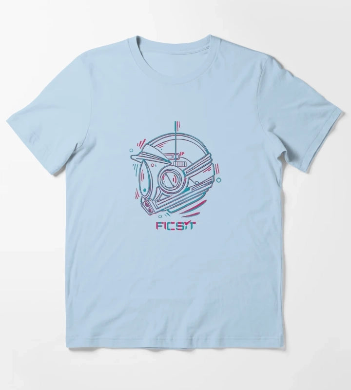 Satisfactory neon T-Shirt Sky Blue