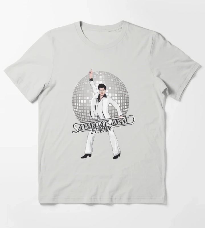 Saturday Night Fever T-Shirt Light Grey