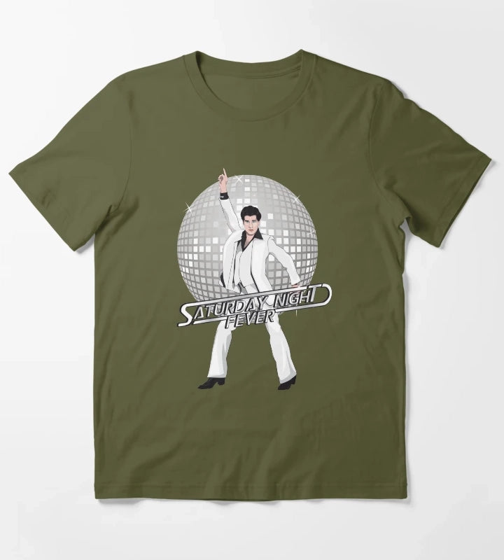 Saturday Night Fever T-Shirt Olive Green
