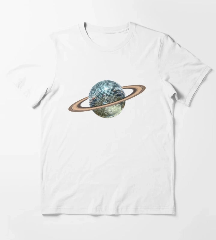 Saturn Disco II T-Shirt White