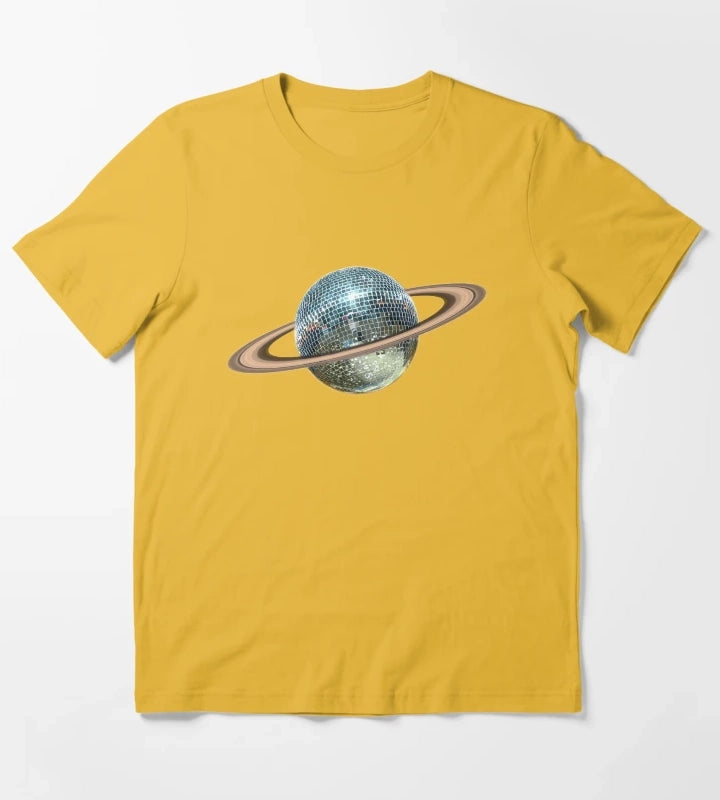 Saturn Disco II T-Shirt Yellow
