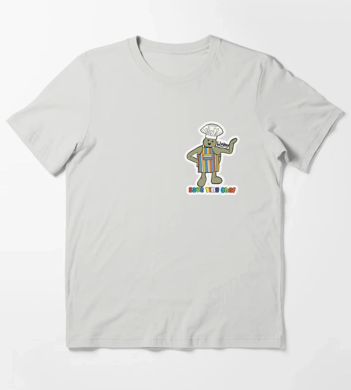 Save Tiny Chef T-Shirt Light Grey