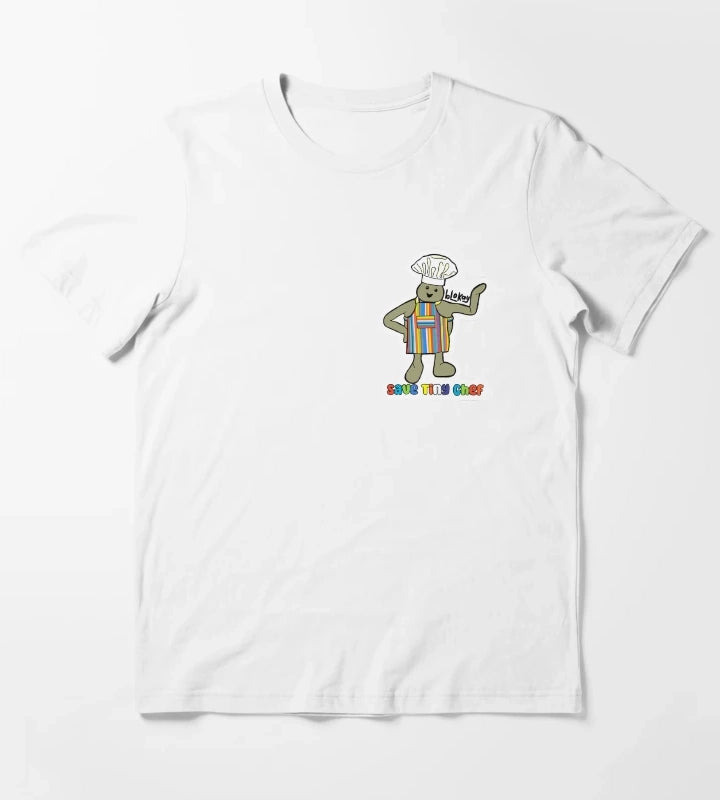 Save Tiny Chef T-Shirt White