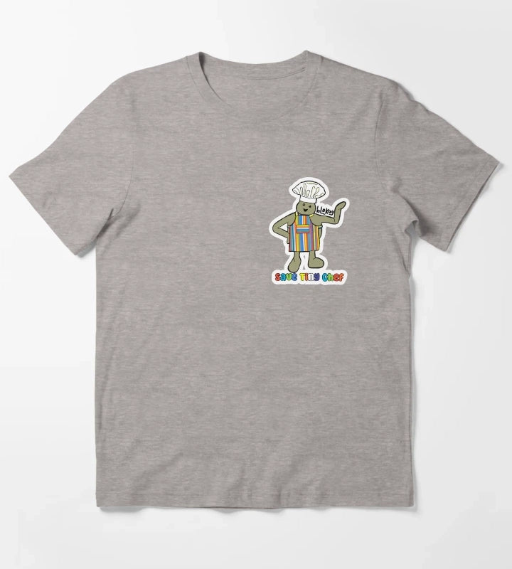 Save Tiny Chef T-Shirt Heather Grey