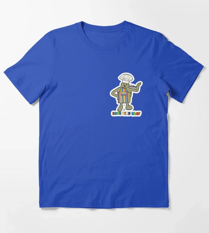 Save Tiny Chef T-Shirt Blue