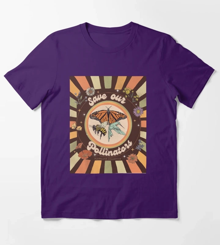 Save our pollinators T-Shirt Purple
