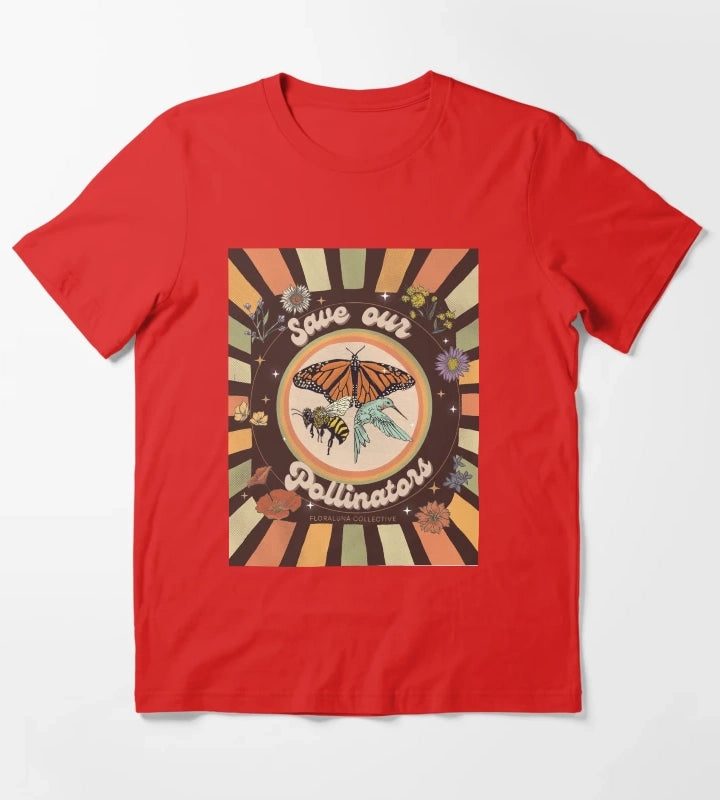 Save our pollinators T-Shirt Red