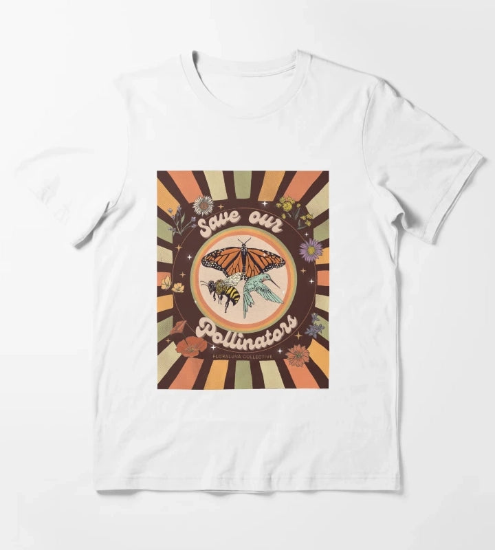 Save our pollinators T-Shirt White