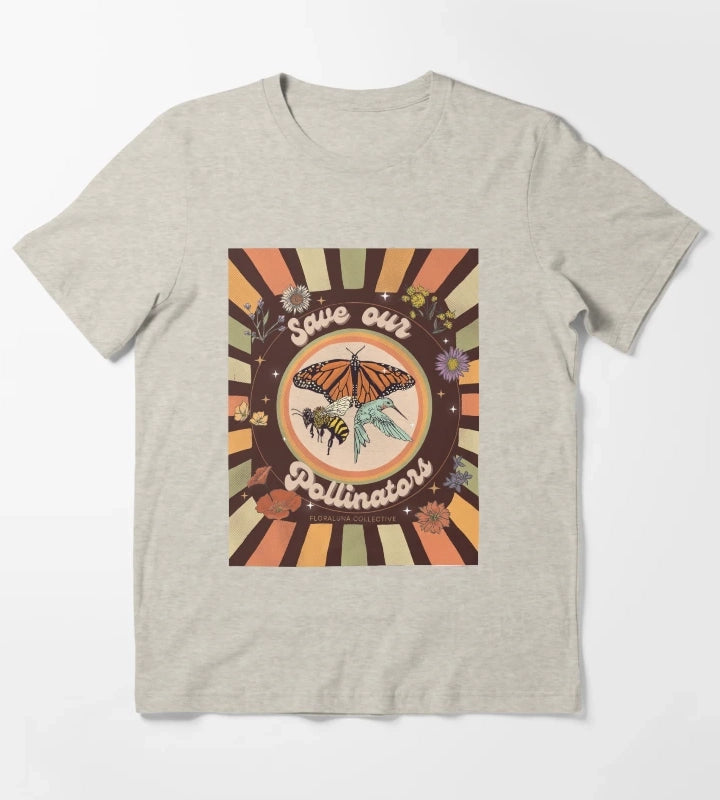 Save our pollinators T-Shirt Cream