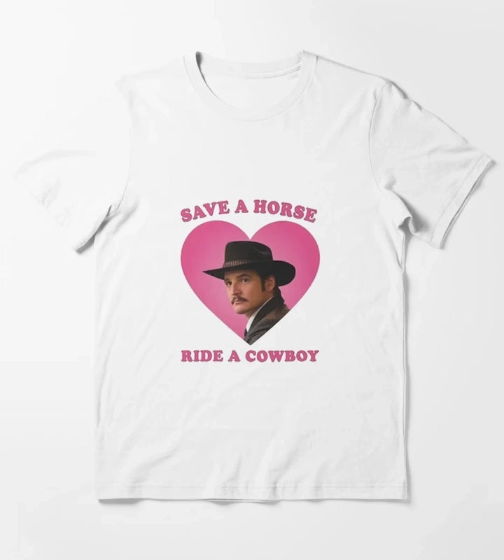 Save the horse ride a cowboy T-Shirt White