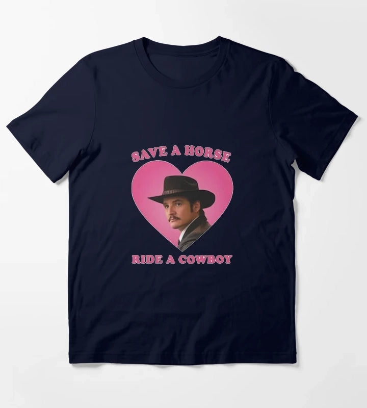 Save the horse ride a cowboy T-Shirt Navy