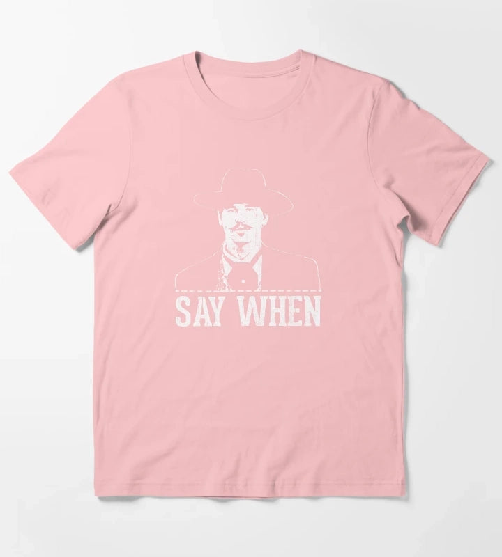 Say When T-Shirt Dark Grey