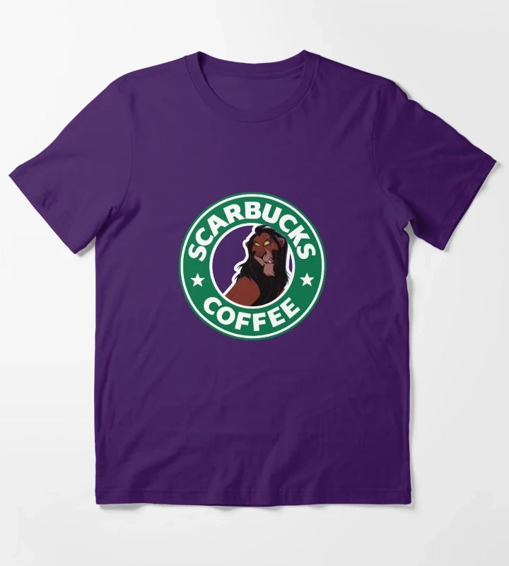 Scarbucks Coffee T-Shirt Purple