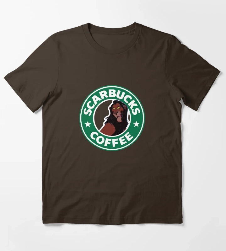 Scarbucks Coffee T-Shirt Brown