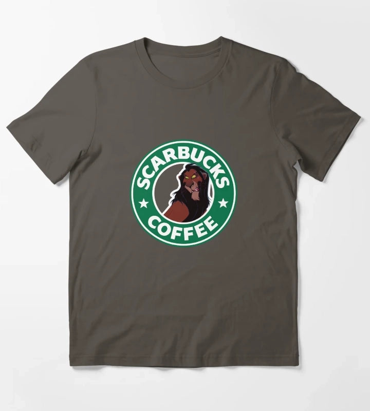 Scarbucks Coffee T-Shirt Dark Grey