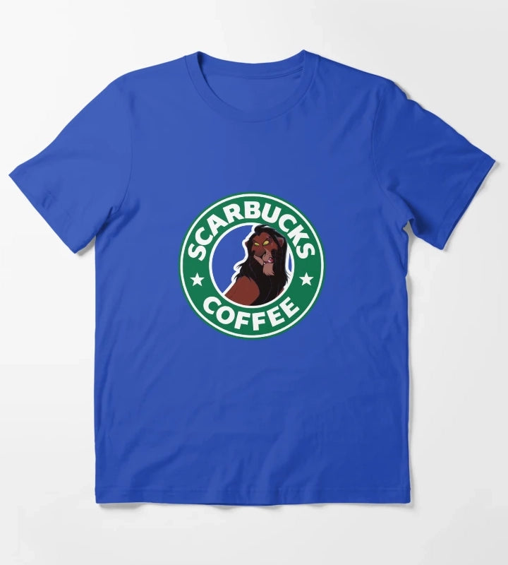 Scarbucks Coffee T-Shirt Blue
