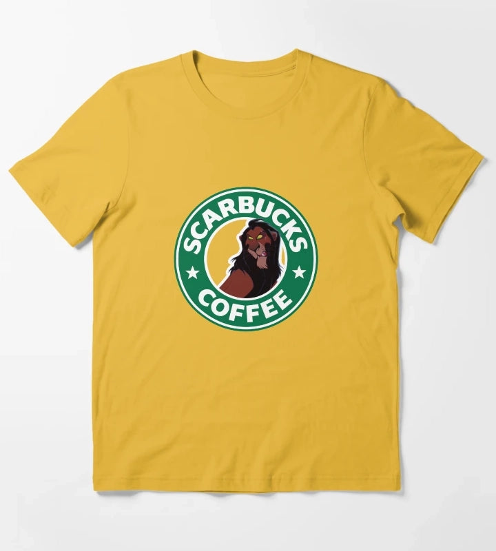 Scarbucks Coffee T-Shirt Yellow