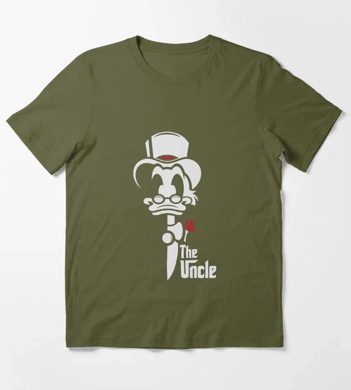 Scrooge McDuck The Uncle shirt T-Shirt Olive Green