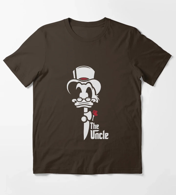 Scrooge McDuck The Uncle shirt T-Shirt Brown