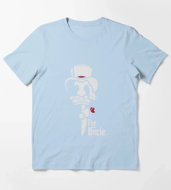 Scrooge McDuck The Uncle shirt T-Shirt Sky Blue