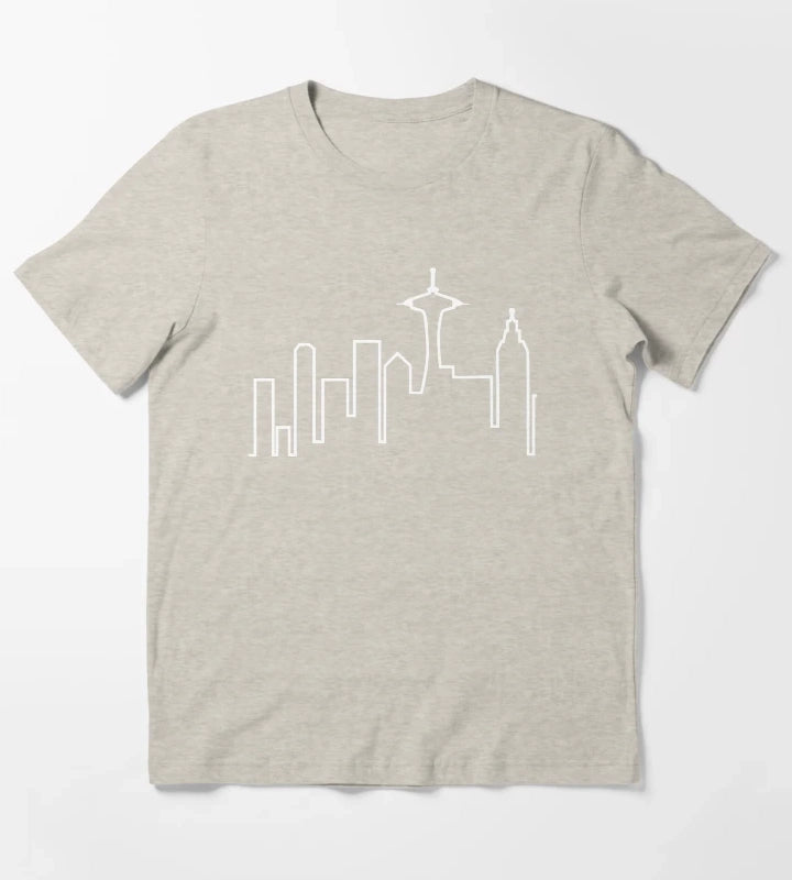 Seattle Skyline Frasier T-Shirt Cream
