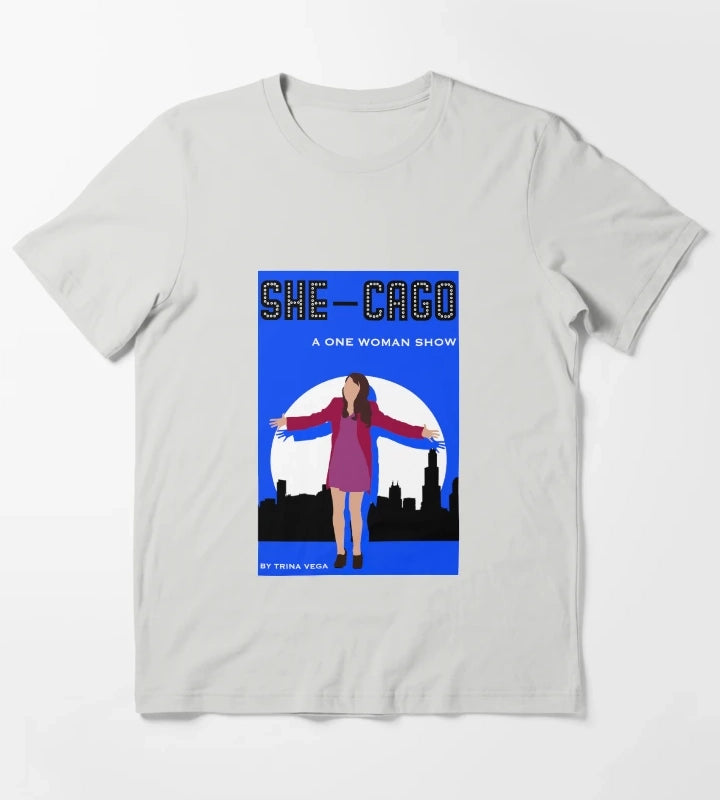 SheCago Play Victorious T-Shirt Light Grey