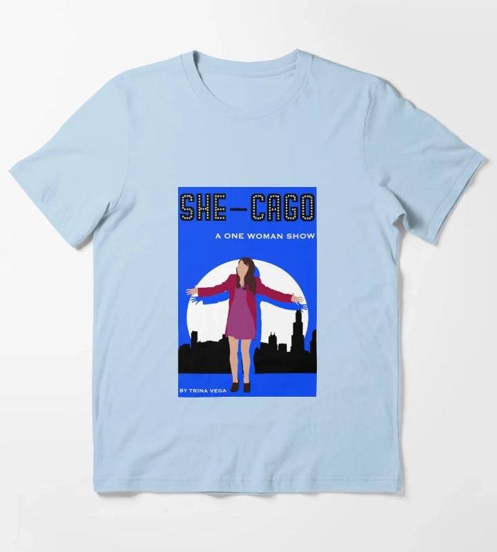 SheCago Play Victorious T-Shirt Sky Blue