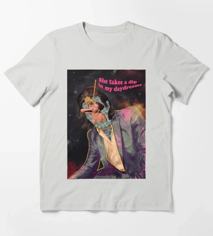 She Looks Like Fun T-Shirt Light Grey