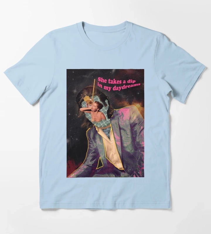 She Looks Like Fun T-Shirt Sky Blue