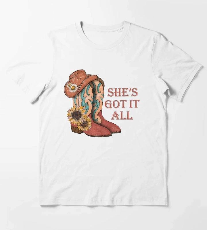 Shes Got It All T-Shirt White