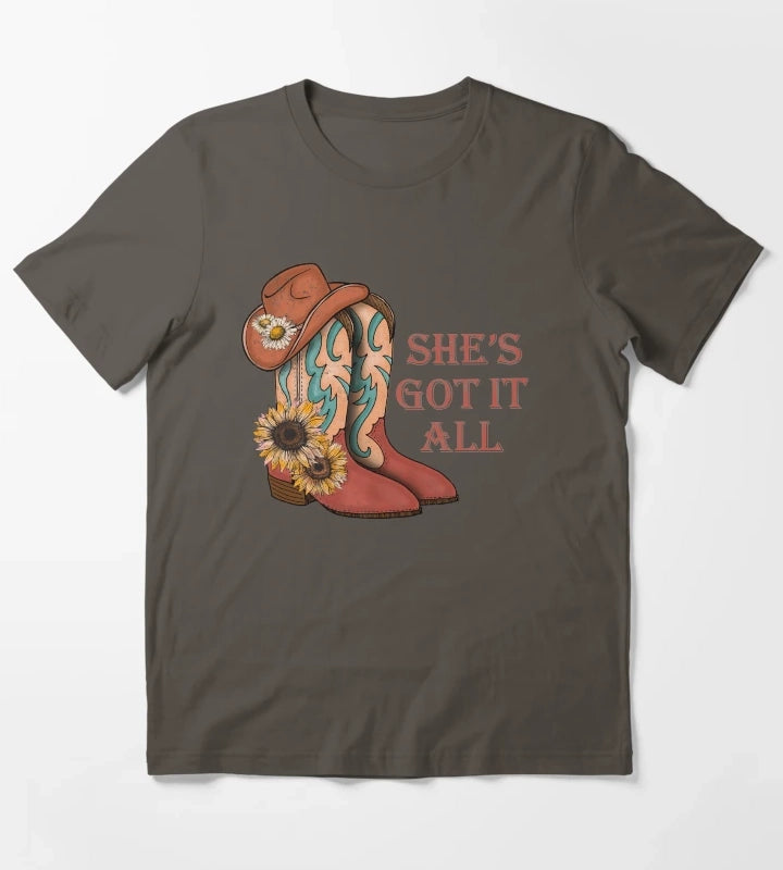 Shes Got It All T-Shirt Dark Grey