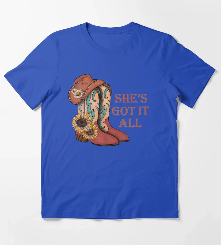 Shes Got It All T-Shirt Blue