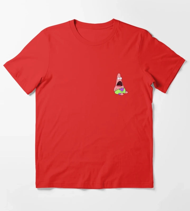 Shocked Patrick T-Shirt Red