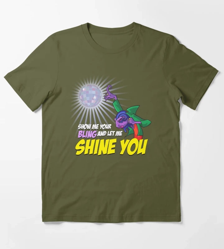 Show me your BLING T-Shirt Olive Green