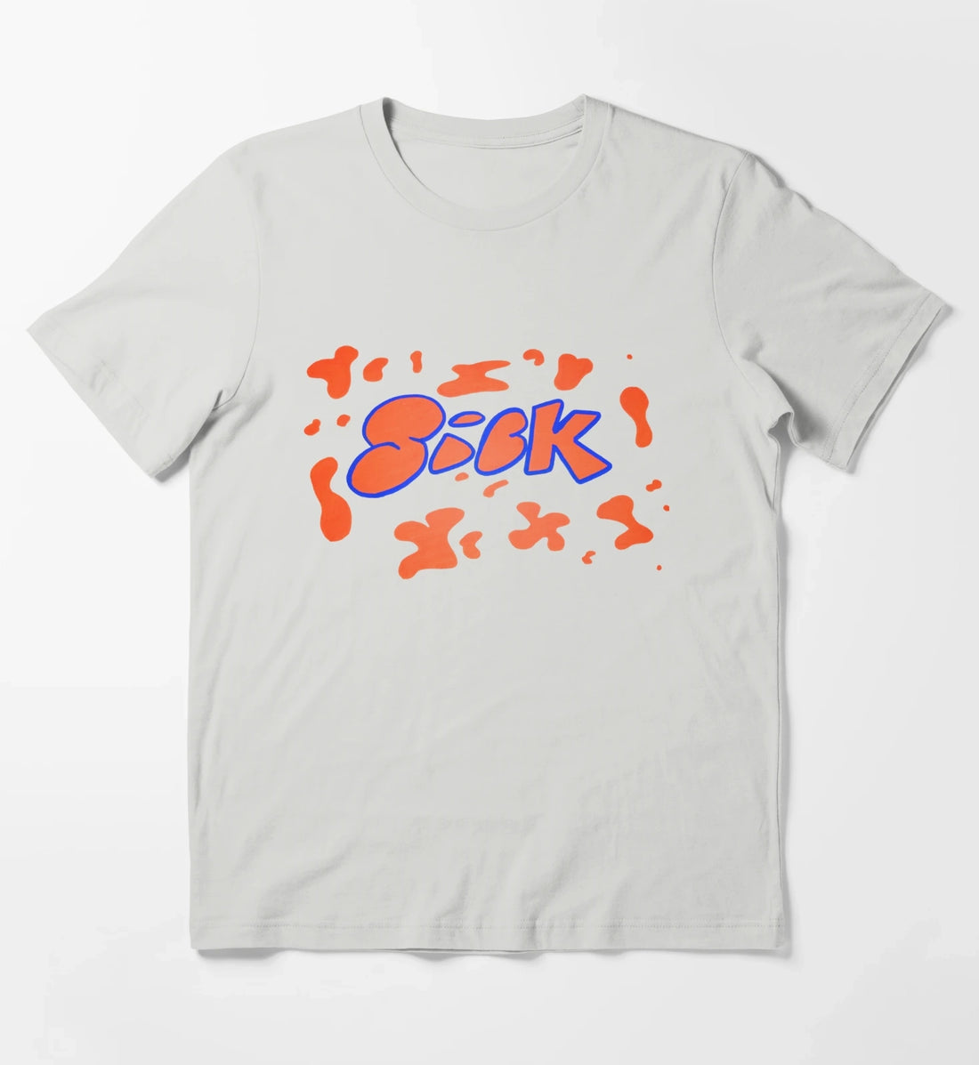 Sick Splatter T-Shirt Light Grey