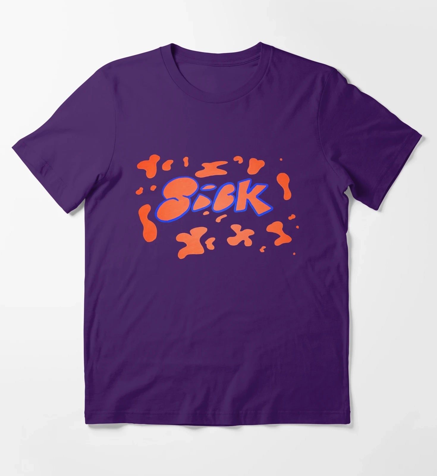 Sick Splatter T-Shirt Purple