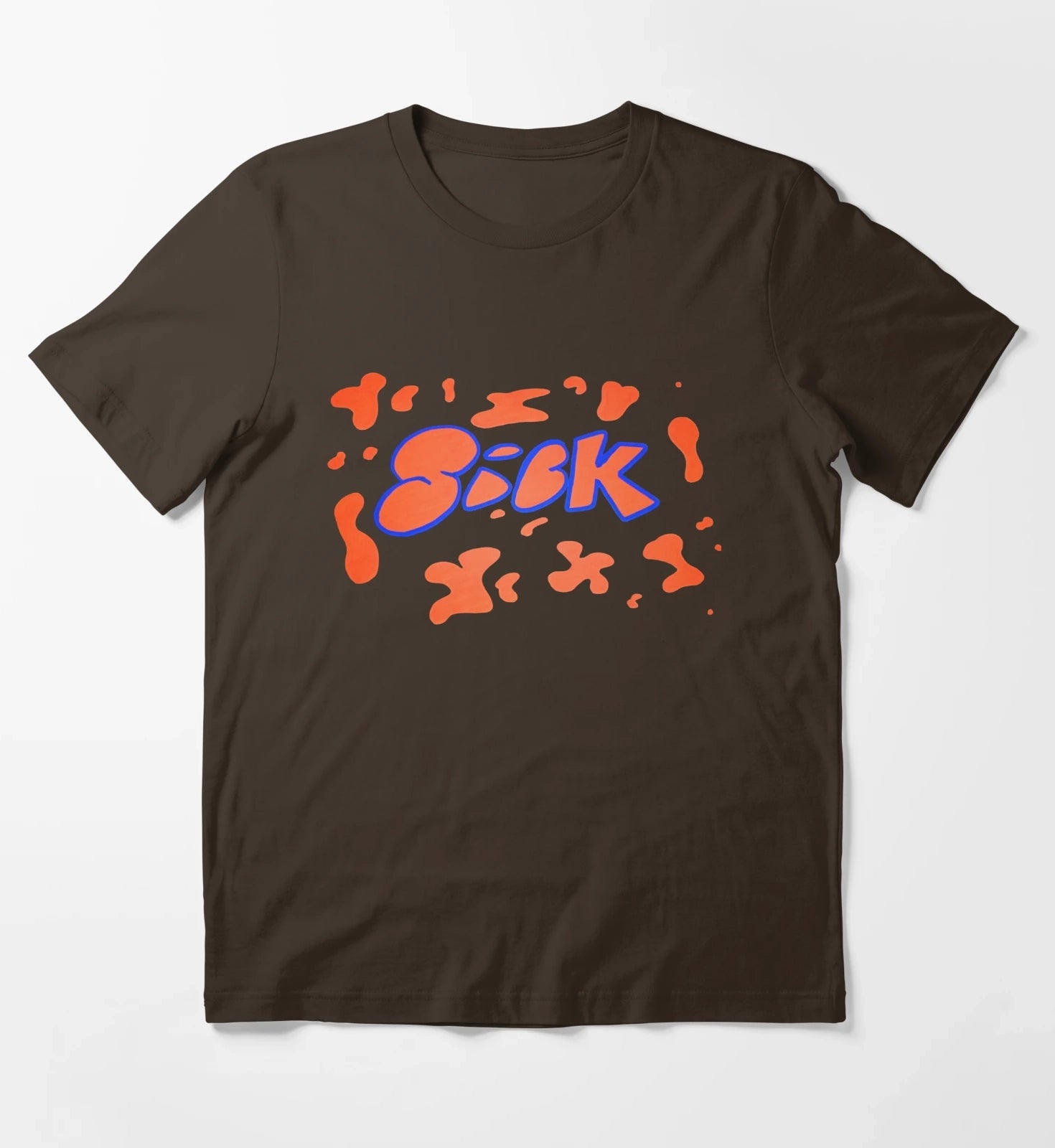 Sick Splatter T-Shirt Brown