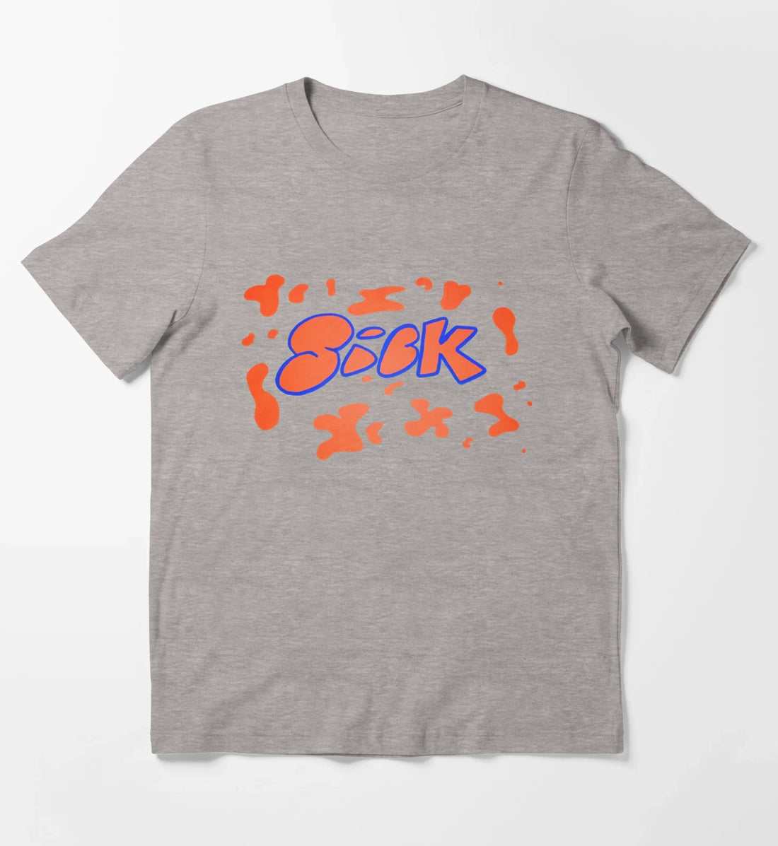 Sick Splatter T-Shirt Heather Grey