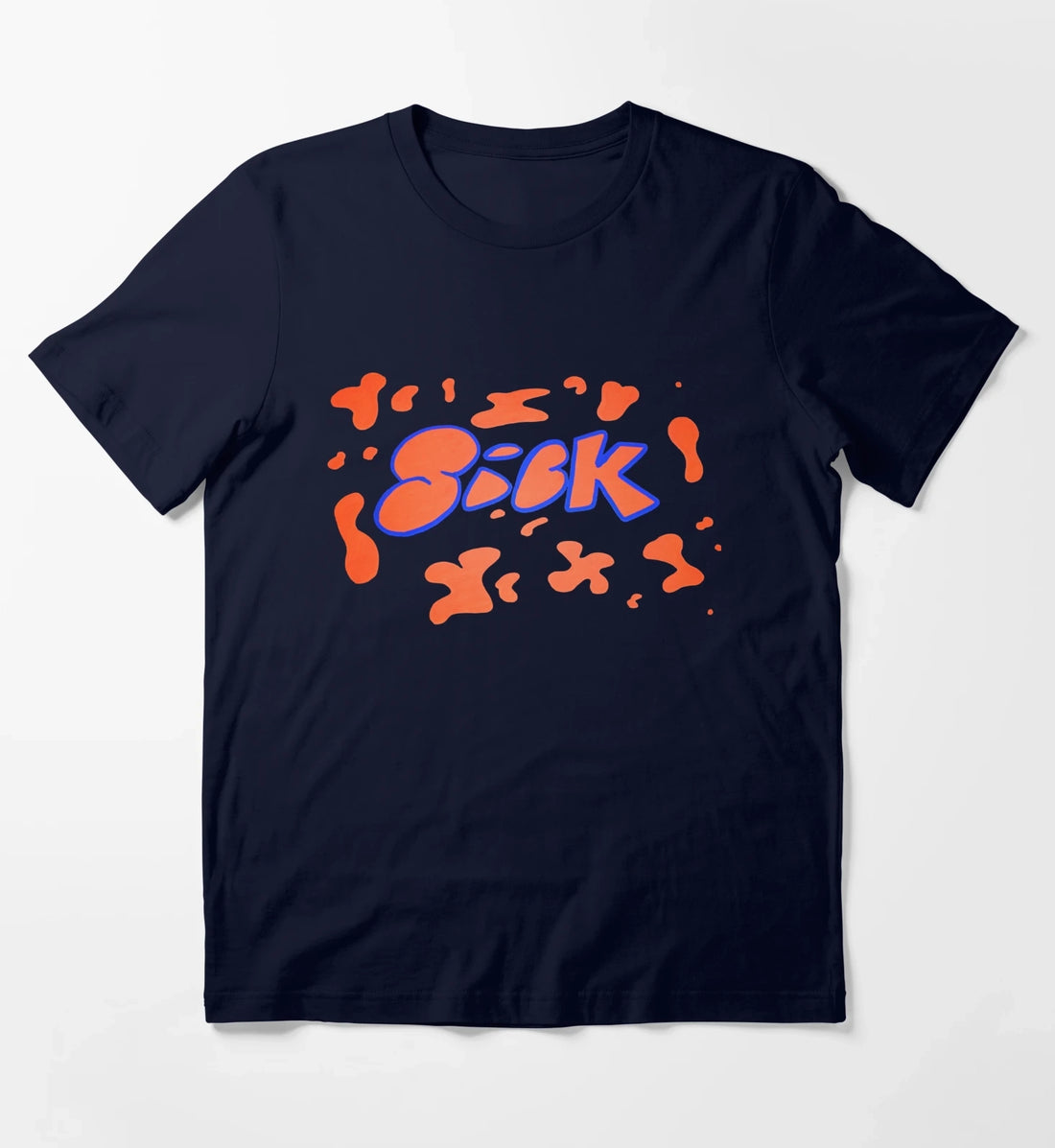 Sick Splatter T-Shirt Navy